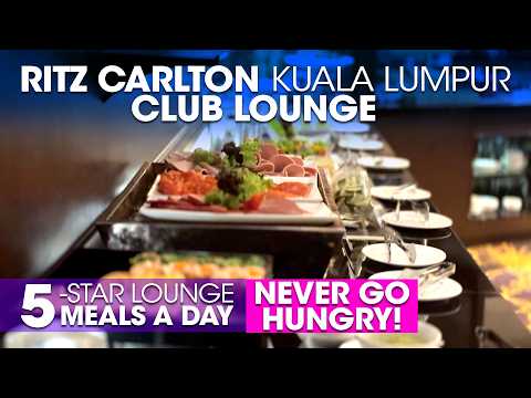 Best club lounge food in Kuala Lumpur | Ritz Carlton Kuala Lumpur Club Lounge
