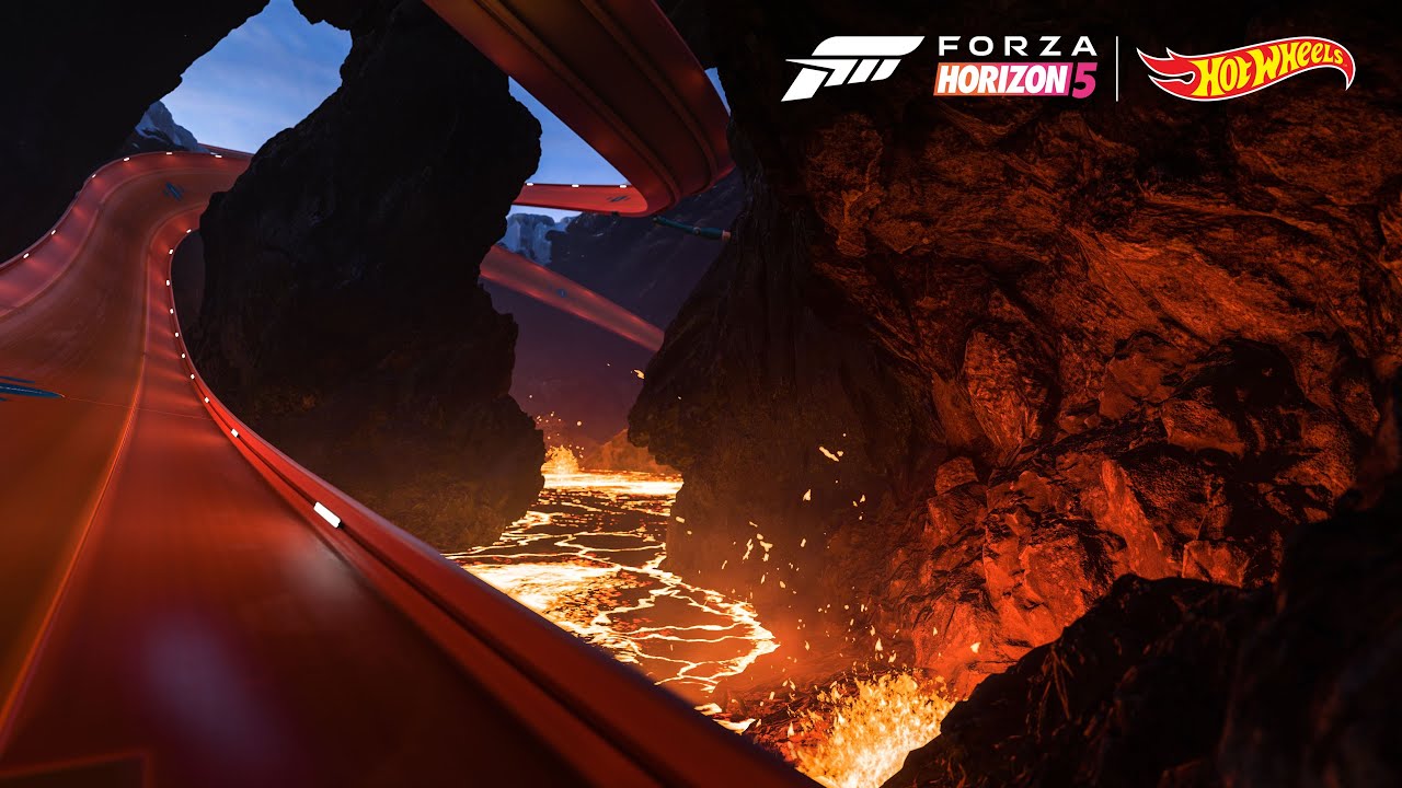 Forza Horizon 5 : Hot Wheels -Mission -Double Dragons -Dragon atop Hammer Mountain to Dragon Volcano