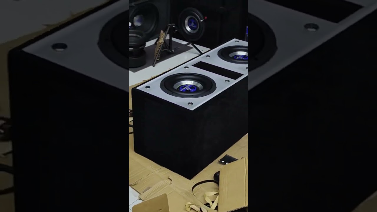 Изготовленный на заказ двухблочный басовый бокс