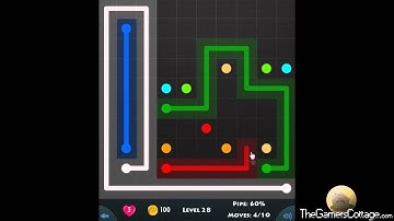 Flow Game Level - 898 [10x10] Jumbo Pack Connect the Dots