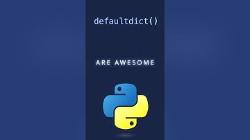Why is defaultdict in python so useful? #coding #python #programming #pythonprogramming  #software