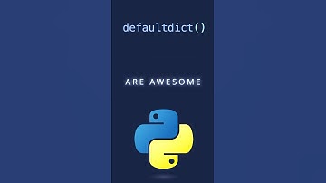 Why is defaultdict in python so useful? #coding #python #programming #pythonprogramming  #software