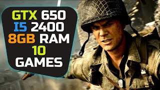 GTX 650 + I5 2400 & 8gb Ram - Test In 10 Games