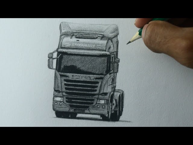 DESENHANDO SCANIA R440 NA GRANEL ARQUEADA, +MOTIVACIONAL