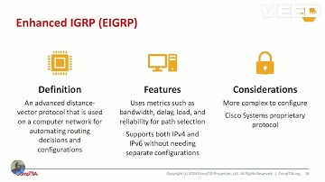 Dynamic routing protocols