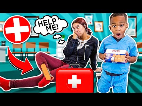 Doctor DJ Saves Mommy Pretend Play Johny Johny Yes Papa Song | Nursery Rhymes Songs For Kids
