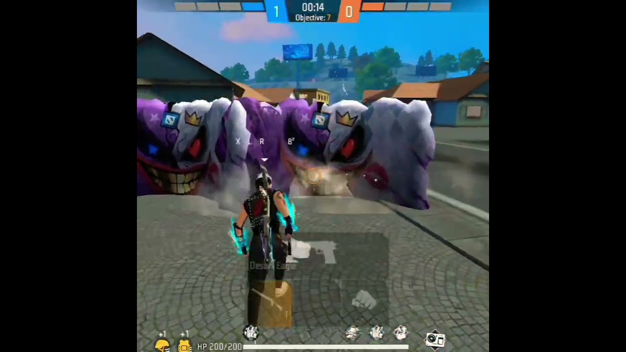 Desert eagle God or Wot/Free Fire Custom 1v1 / Impossible /#shorts #freefire #nonstopgaming #shorts