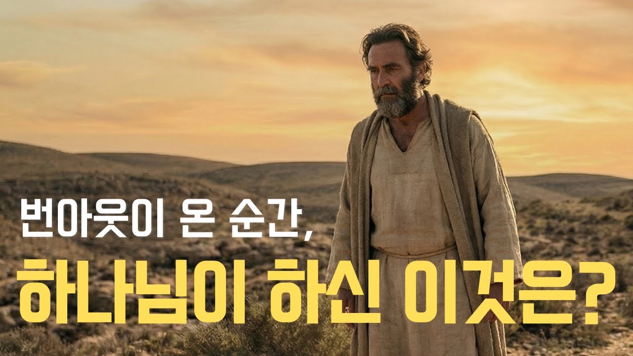 번아웃의 순간, 하나님은 엘리야를 어떻게 회복시키셨을까?