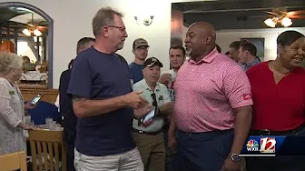 Republican candidate for Governor Mark Robinson makes campaign stop in Lexington Republican candidate for Governor Mark Robinson makes campaign stop in Lexington thumbnail