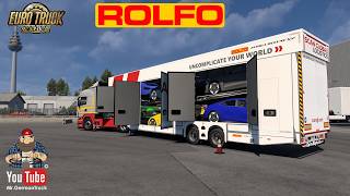 [ETS2 v1.58] Rolfo Auriga Deluxe Auto Trailer v1.0