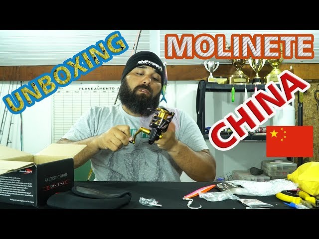 Unboxing Molinete Lure Killer Saltist Direto da China 