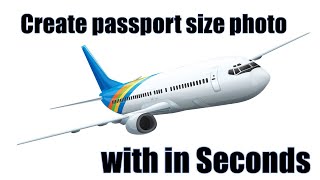 How to create passport size photo in Telugu