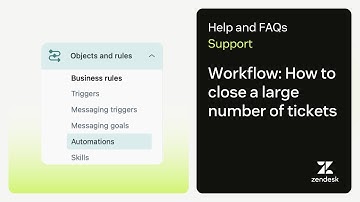 Workflow: How to close a large number of tickets