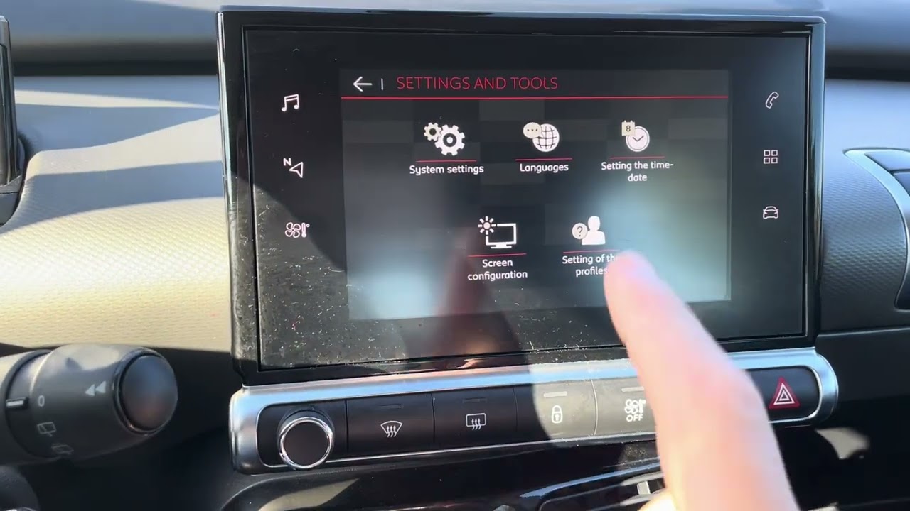 How to Change Language Citroen C4