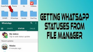 How to copy and save WhatsApp statuses with a file manager | WhatsApp Status screenshot 4