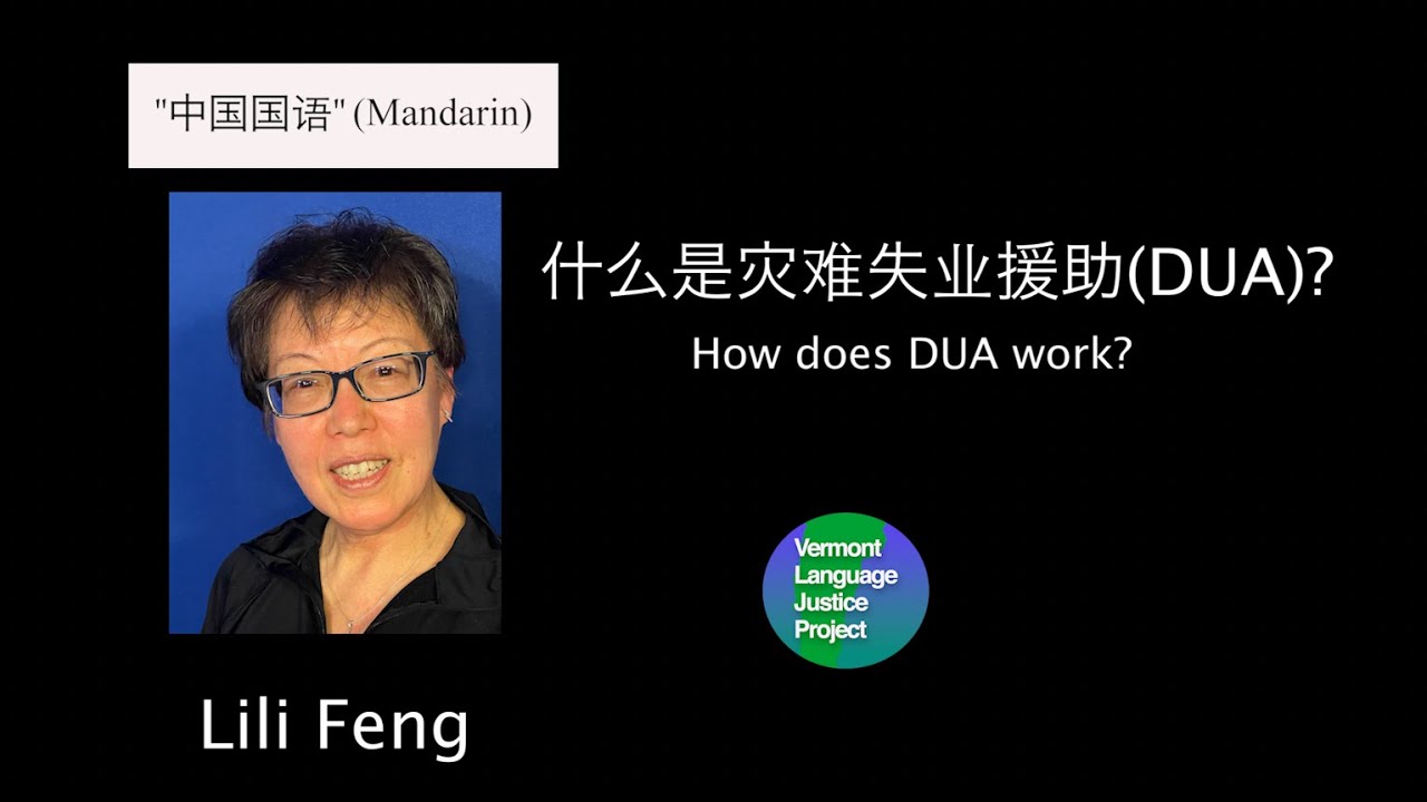 Mandarin: 什么是灾难失业援助(DUA)? What is DUA?