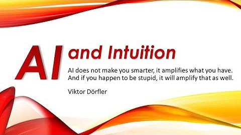 AI and Intuition