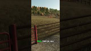 Building a MASSIVE 1000-Cow Pasture! Farm Sim Adventure #shorts