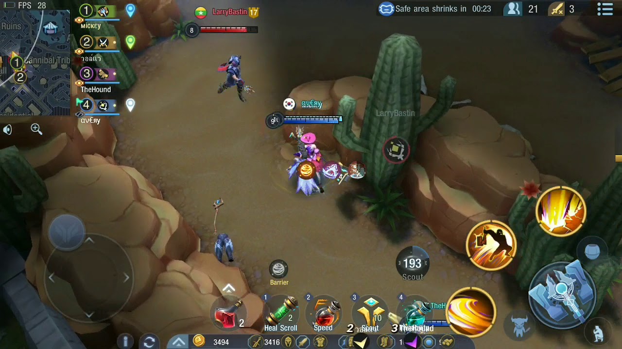 Survival Heroes_mickey play as tank (fury hammer)