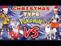 We Can Only Catch Randomized Christmas Type Pokemon. Then We FIGHT!