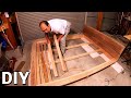 DIY Woodworking - Queen Size! Low Bed Frame