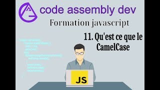 Formation javascript 12 qu'est ce que le CamelCase