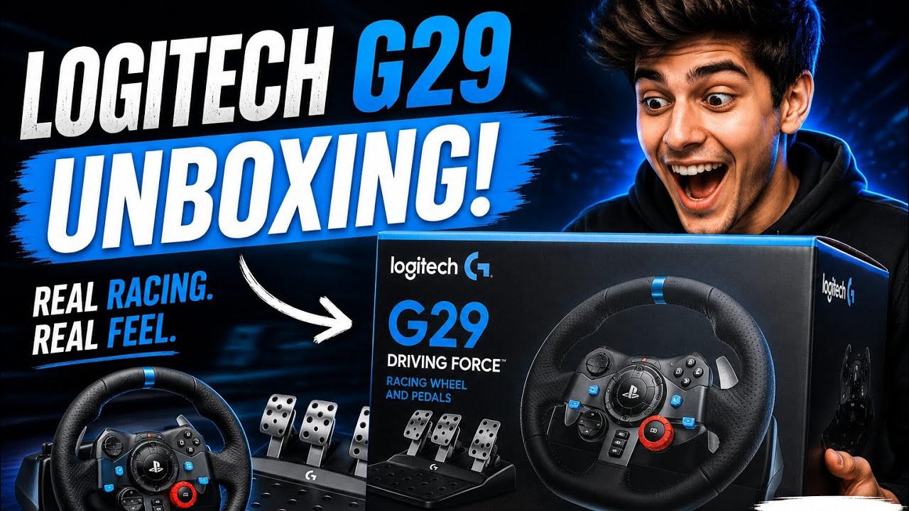 LOGITECH G29 UNBOXING G25 WHEEL - YouTube