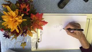 *7* FALL LEAVES to observe and meditate upon: Demonstration and instructions.