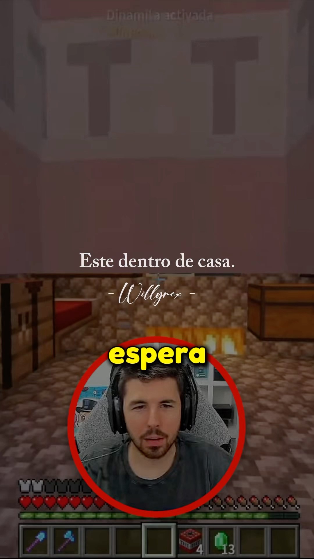 Este dentro de casa. ?