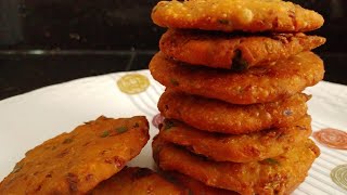 Instant Snacks recipe- Instant recipe- Instant Vada recipe- Wheat flour rice flour vada