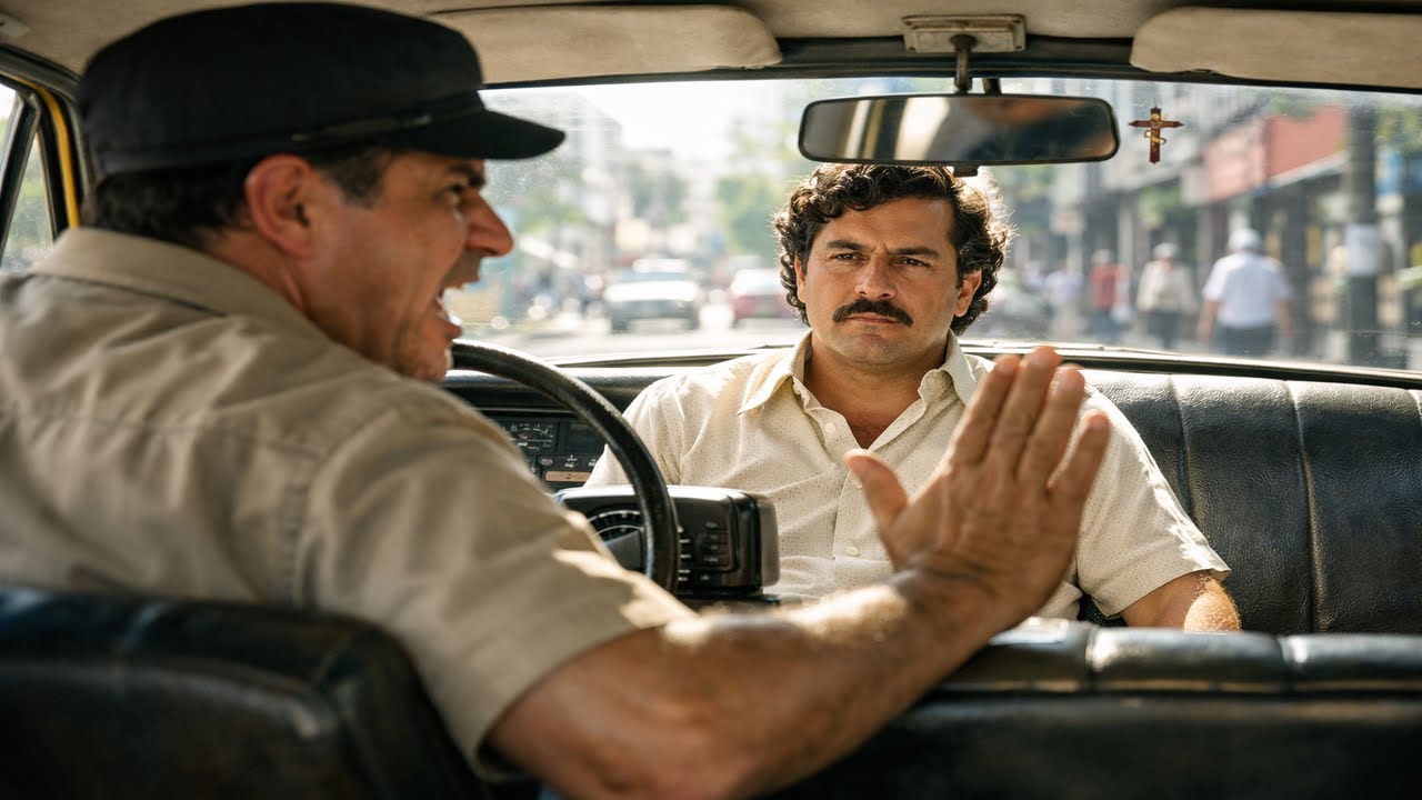 “Aquí pongo las reglas” gritó el TAXISTA a Escobar… sin imaginar el final.