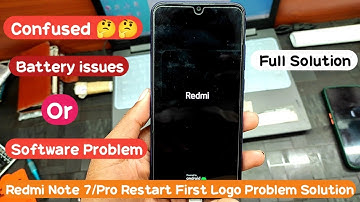 Redmi Note 7 Pro Restart First Logo Problem Solve || Redmi Note 7 Pro Flashing #MiRestartSolution