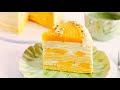 芒果北海道牛乳千層蛋糕 零失敗 | Mango Hokkaido Milk Mille Crepe Cake