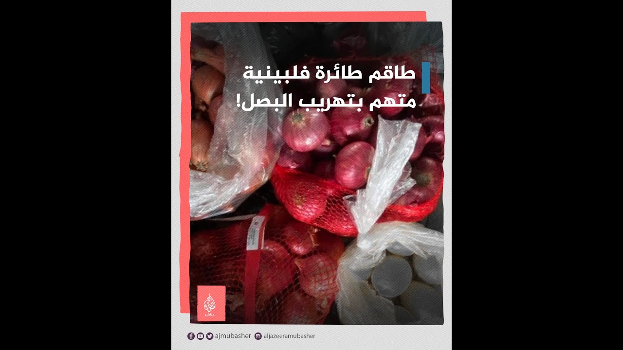 بتهمة تهريب البصل🧅 والفواكه 🍓.. إيقاف أفراد طاقمي طائرتين تابعتين للخطوط الجوية