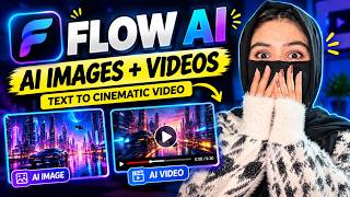Turn Text Into Cinematic AI Videos and Images in Seconds! 🤯 (Flow AI Tutorial)