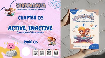 SOROBAN - Learn japanese abacus with SOROMANIA - Part 1 - Chapter 3: Active, inactive - exercise