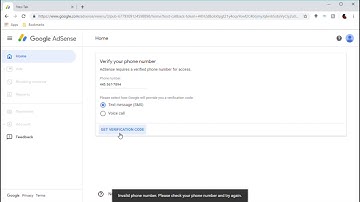 How to fix Ad Sense invalid phone number