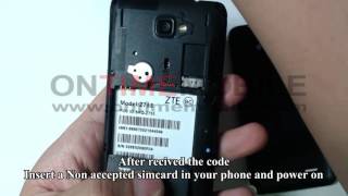 How to unlock or Check IMEI on ZTE Sonata 2 Z755 Cricket screenshot 4