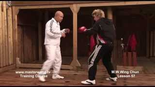 Wing Chun for beginners lesson 57: Basic spar work with multiple kicks Wing Chun for beginners lesson 57: Basic spar work with multiple kicks