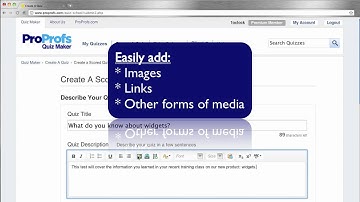 ProProfs - Screen Capture Tutorial Video
