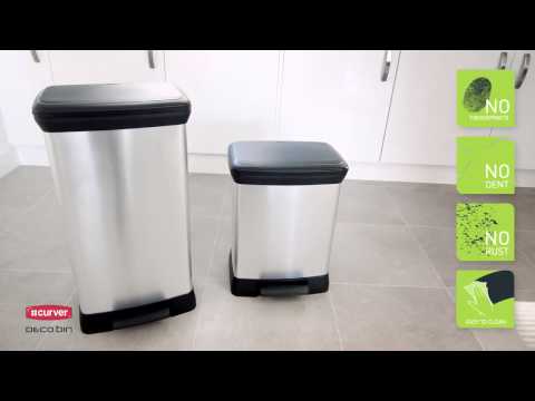 Контейнер для мусора с педалью Deco bin CURVER Контейнер для мусора с педалью Deco bin CURVER