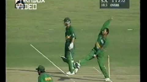 Pakistan vs South Africa 1997 Wills Cup Highlights