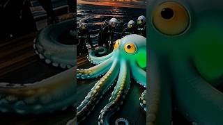 Giant Pale Octopus Discovered on Research Vessel, #GiantOctopus #DeepSeaDiscovery #MarineMystery