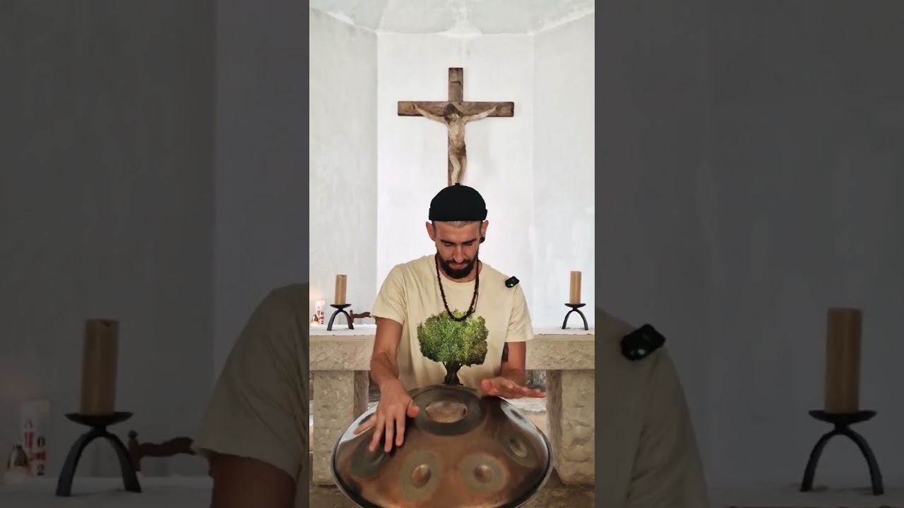 Exploring the Astronaut together with our beloved Jesus 🤍🛸🕊#handpan #pantam #yishama
