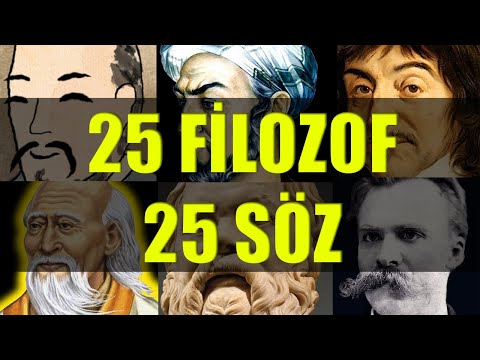 25 Filozof ve 25 Söz