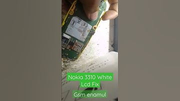 Nokia 3310 3010 White Lcd Problem Sholve By juper . 3310 Display white Problem Fix gsm enamul