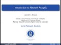 Social Network Analysis. Lecture1. Introduction to network analysis