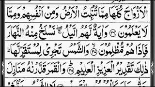  Surah Yasin (Yaseen) | By Sheikh Abdur-Rahman As-Sudais | Full With Arabic