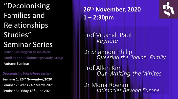 Decolonising Families and Relationships Studies: S...