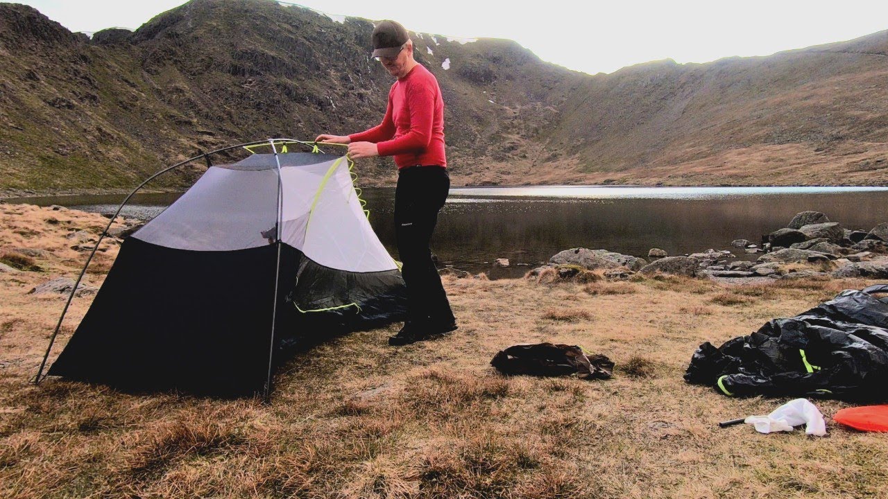 Wild Camping by frozen lakes and hiking through the Lake District